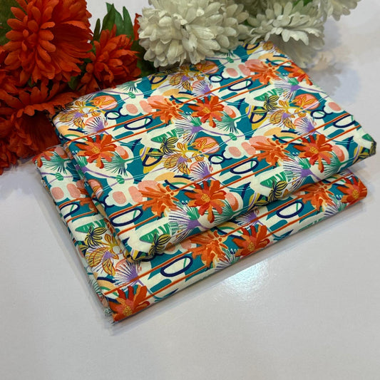 2 Piece Printed Summer Cotton