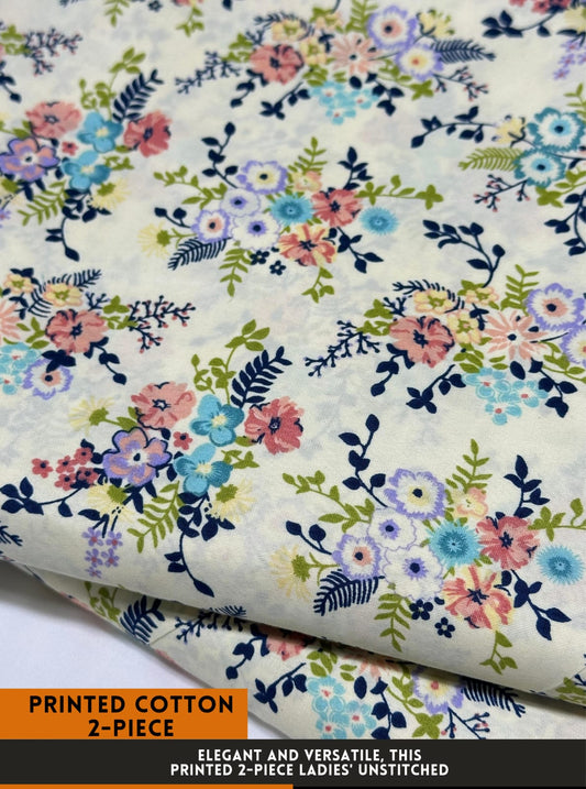 2 Piece Printed Summer Cotton
