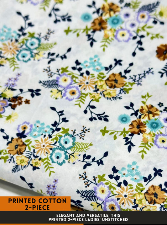 2 Piece Printed Summer Cotton